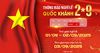 THÔNG BÁO NGHỈ LỄ QUỐC KHÁNH 02/09/2025