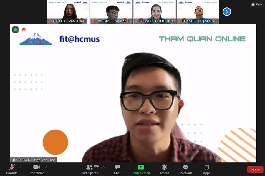 THAM QUAN ONLINE - SINH VIÊN KHOA CNTT TRƯỜNG ĐH KHOA HỌC TỰ NHIÊN, ĐHQG-HCM