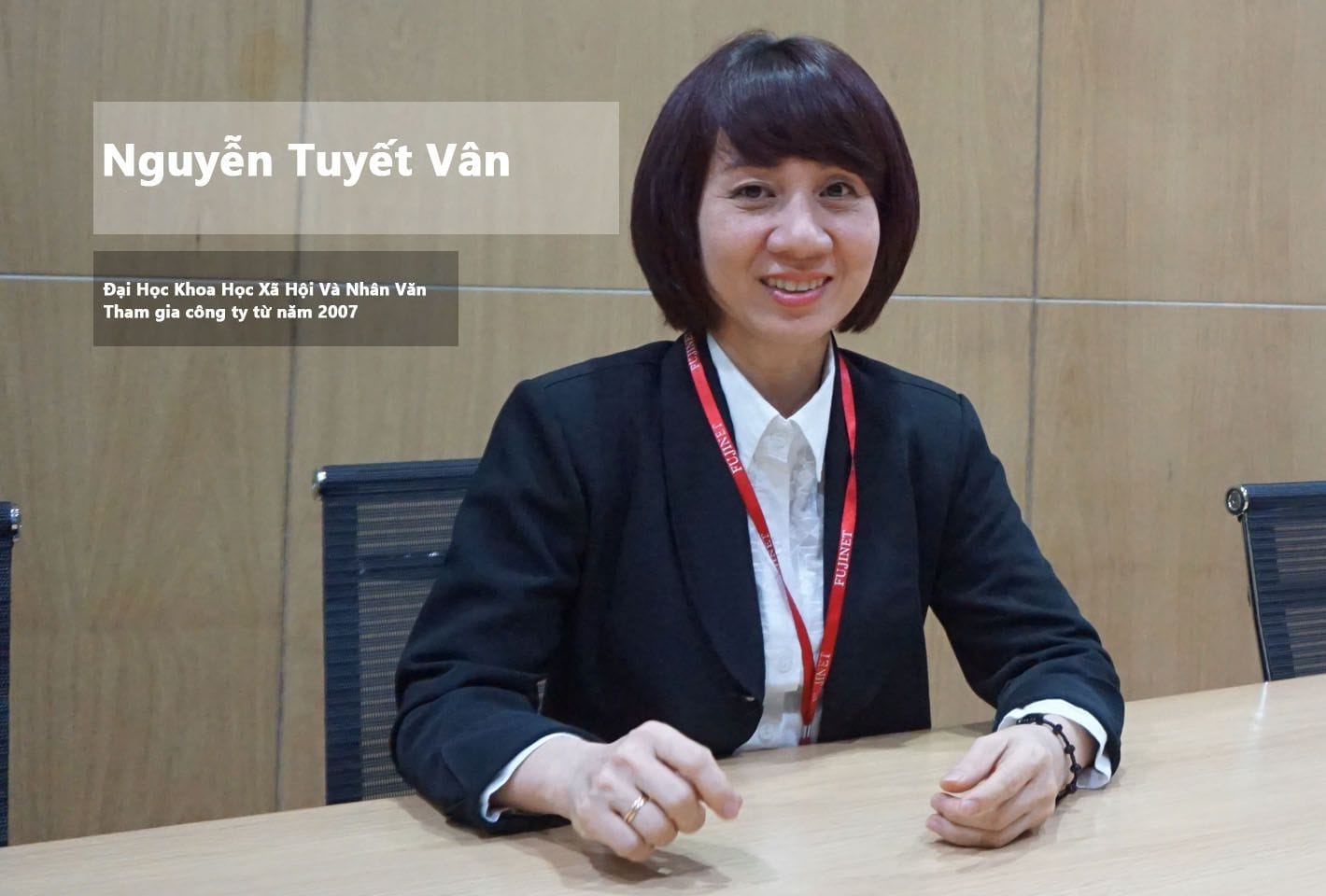 Chị Nguyễn Tuyết Vân cựu sinh viên trường Đại Học Khoa Học Xã Hội và Nhân Văn TPHCM.